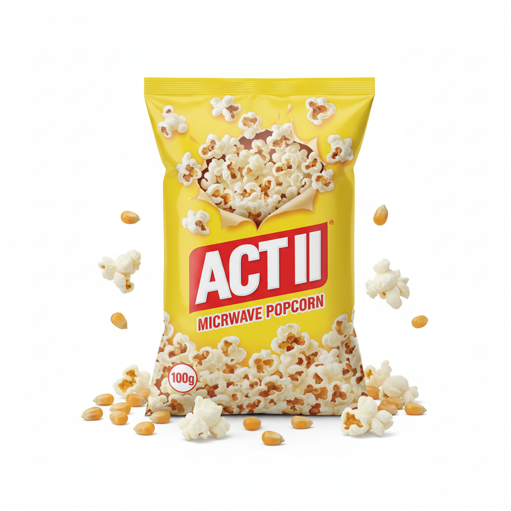 Act II Microwave Popcorn (ایکٹ ٹو پاپ کارن) - 100g