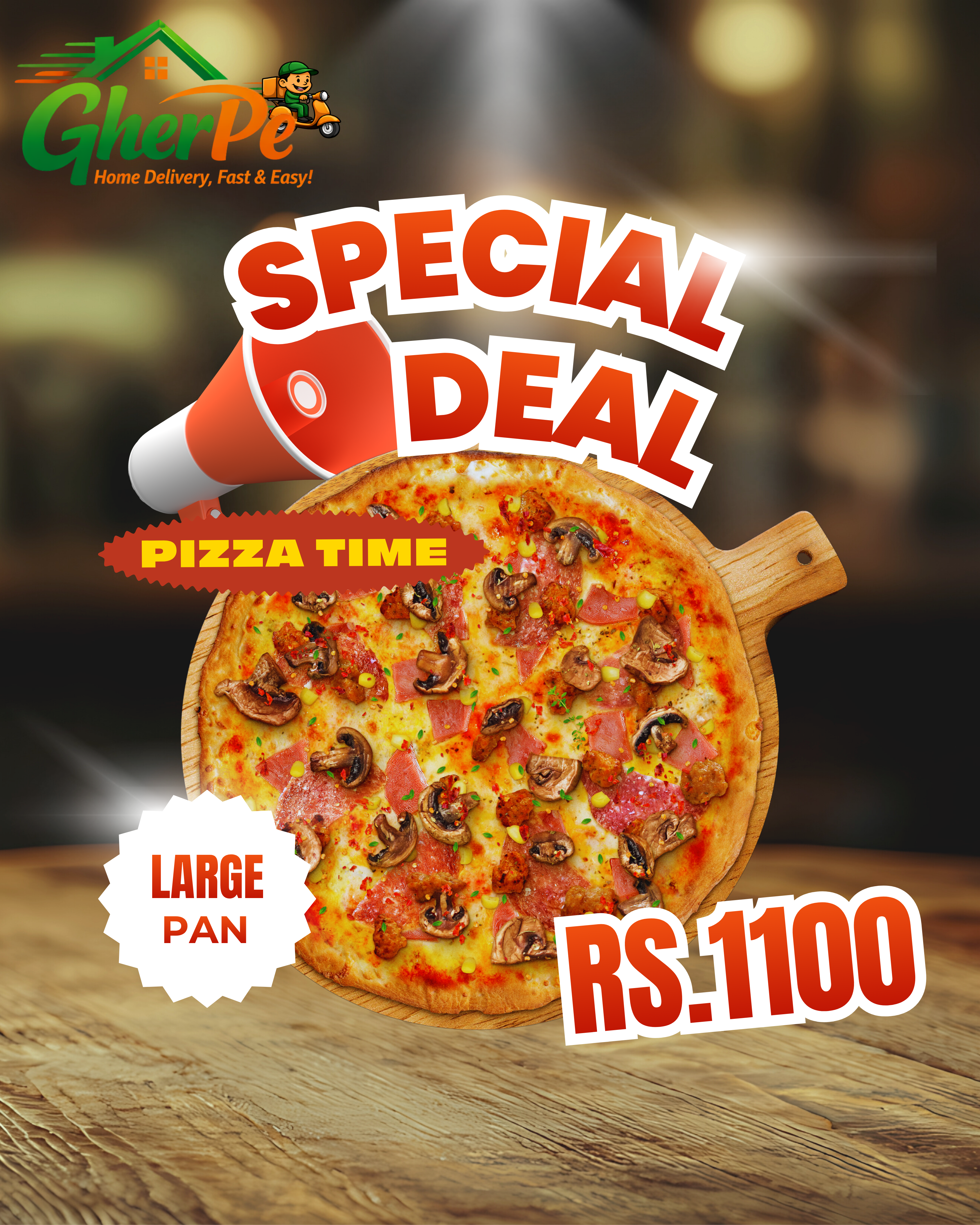 Large Pizza - Family Time