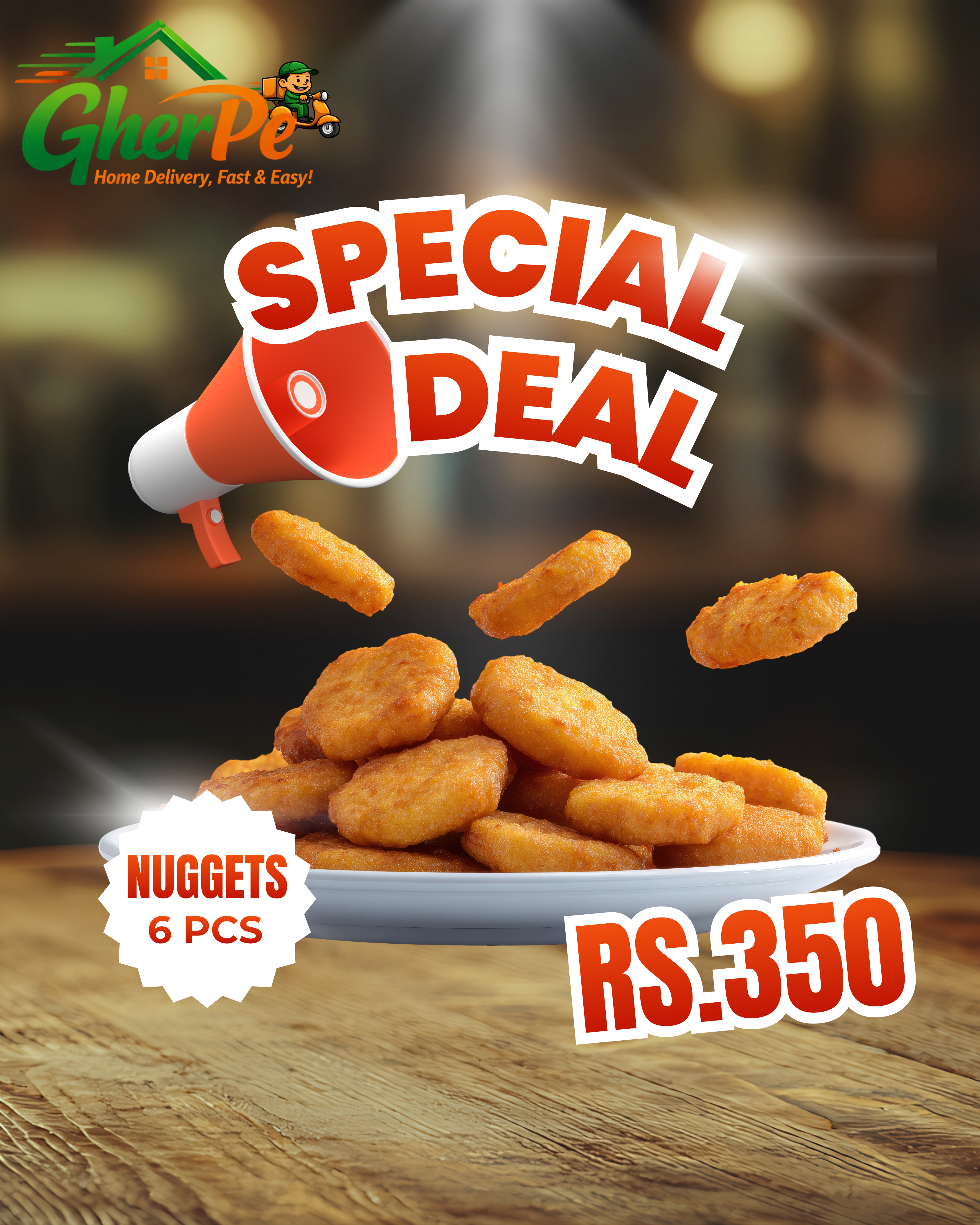 Snack Time Pack - Nuggets With Fries